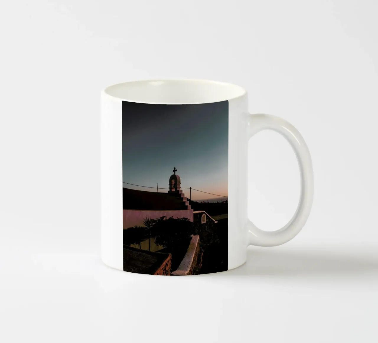 Sundown Church tazza in ceramica da Sebastian Hilgetag