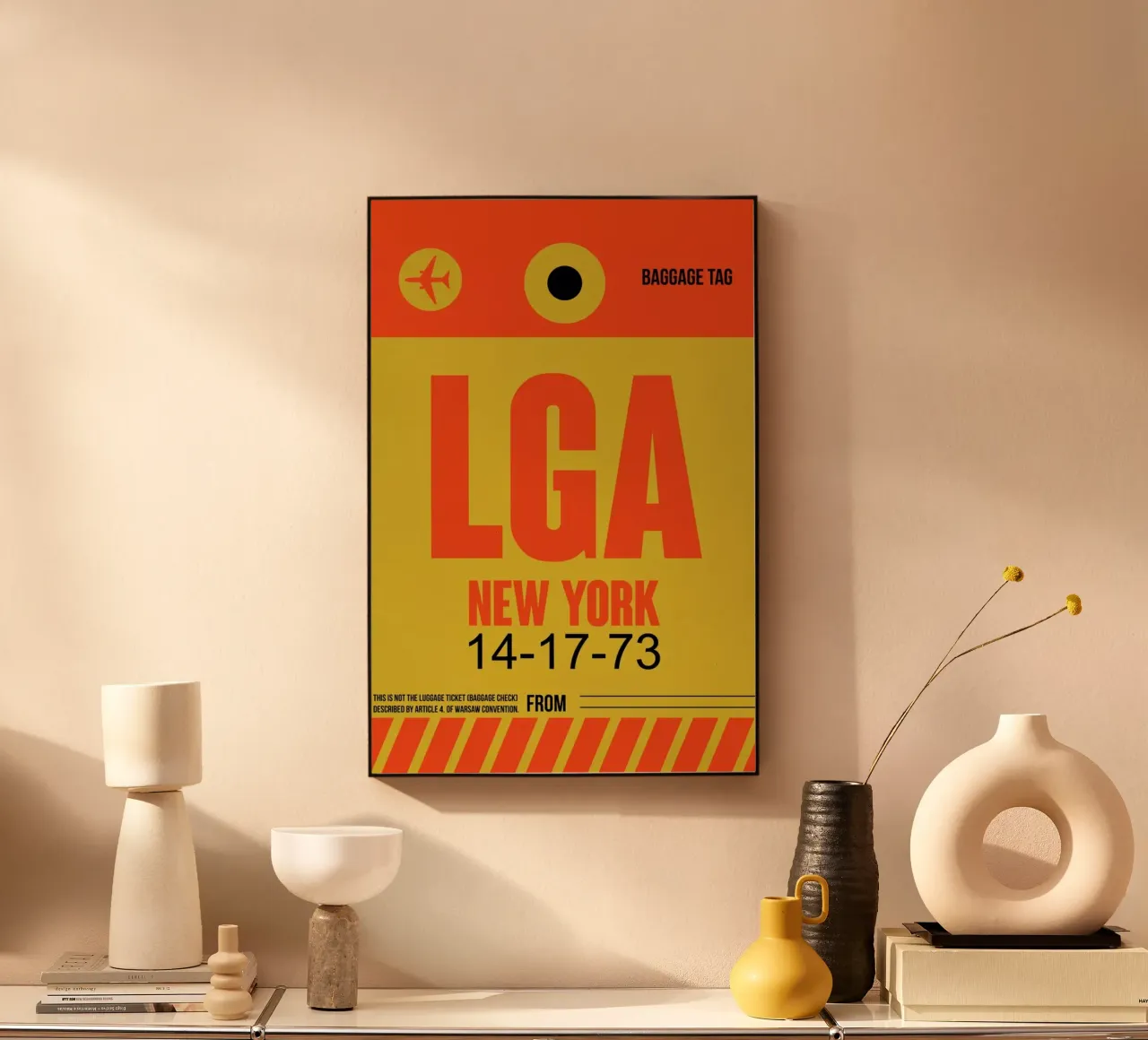LGA-New York acryl van Naxart
