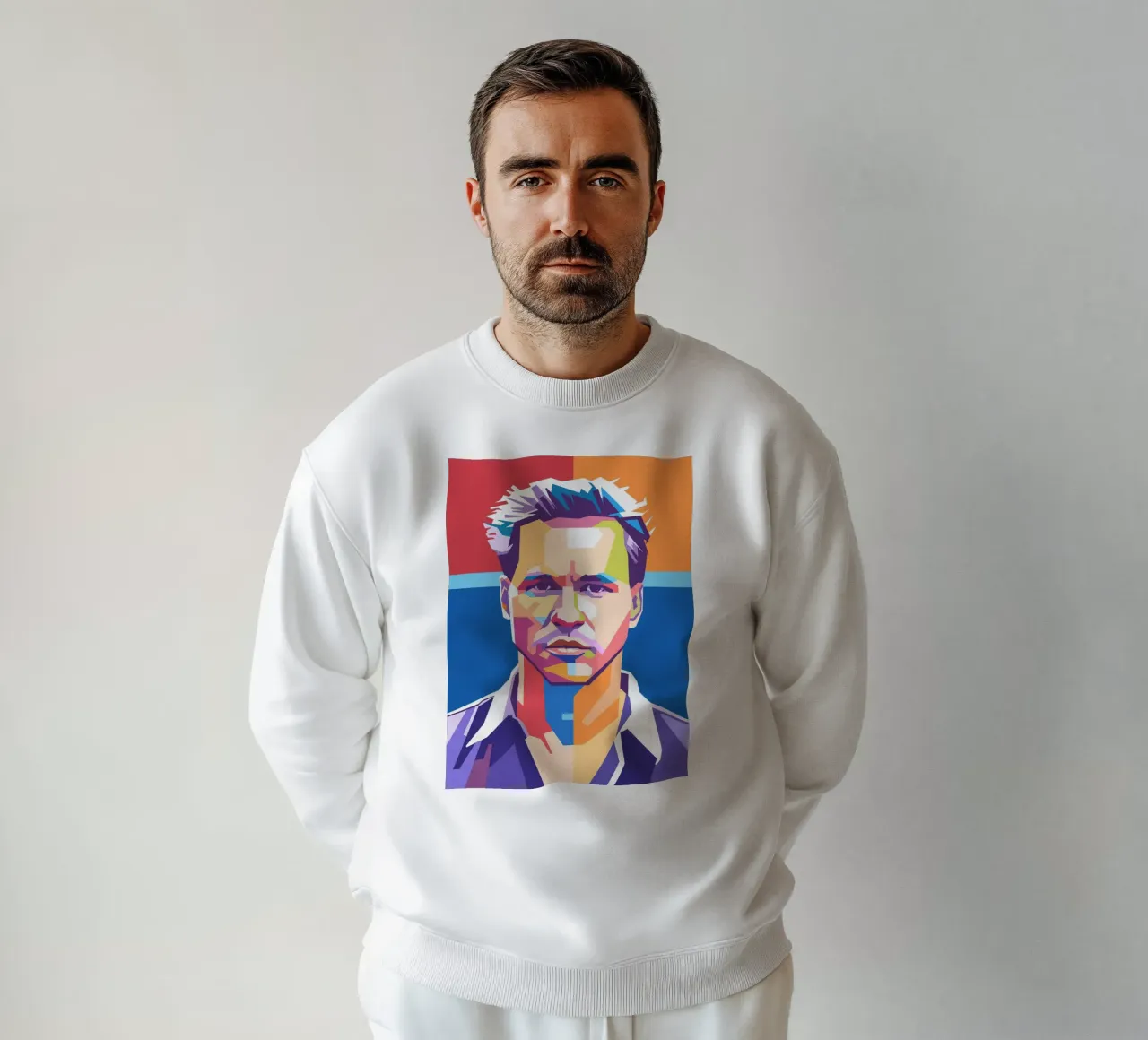 Ritratto pop art di Val Kilmer felpa da Hantamrata