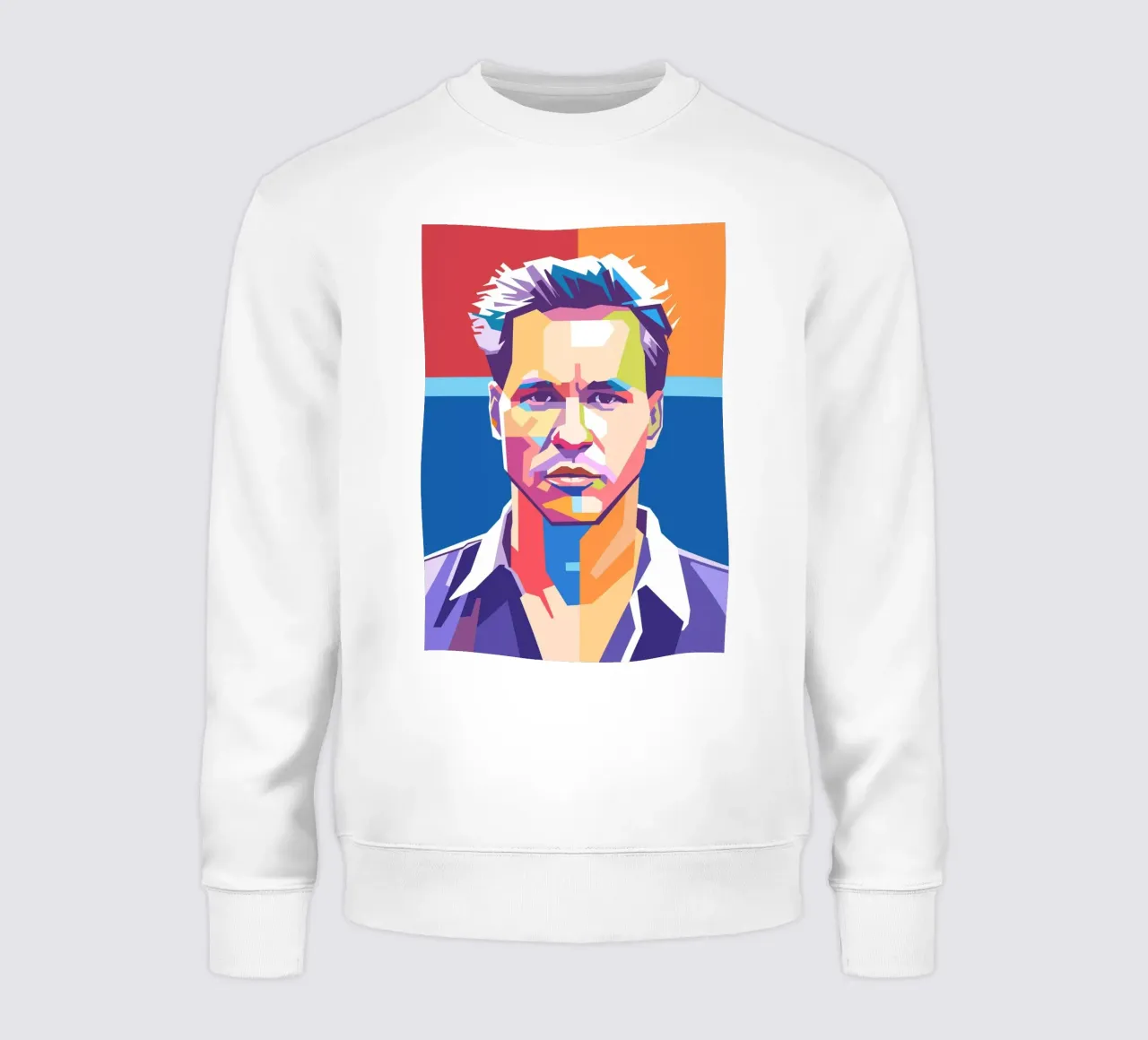 Ritratto pop art di Val Kilmer felpa da Hantamrata