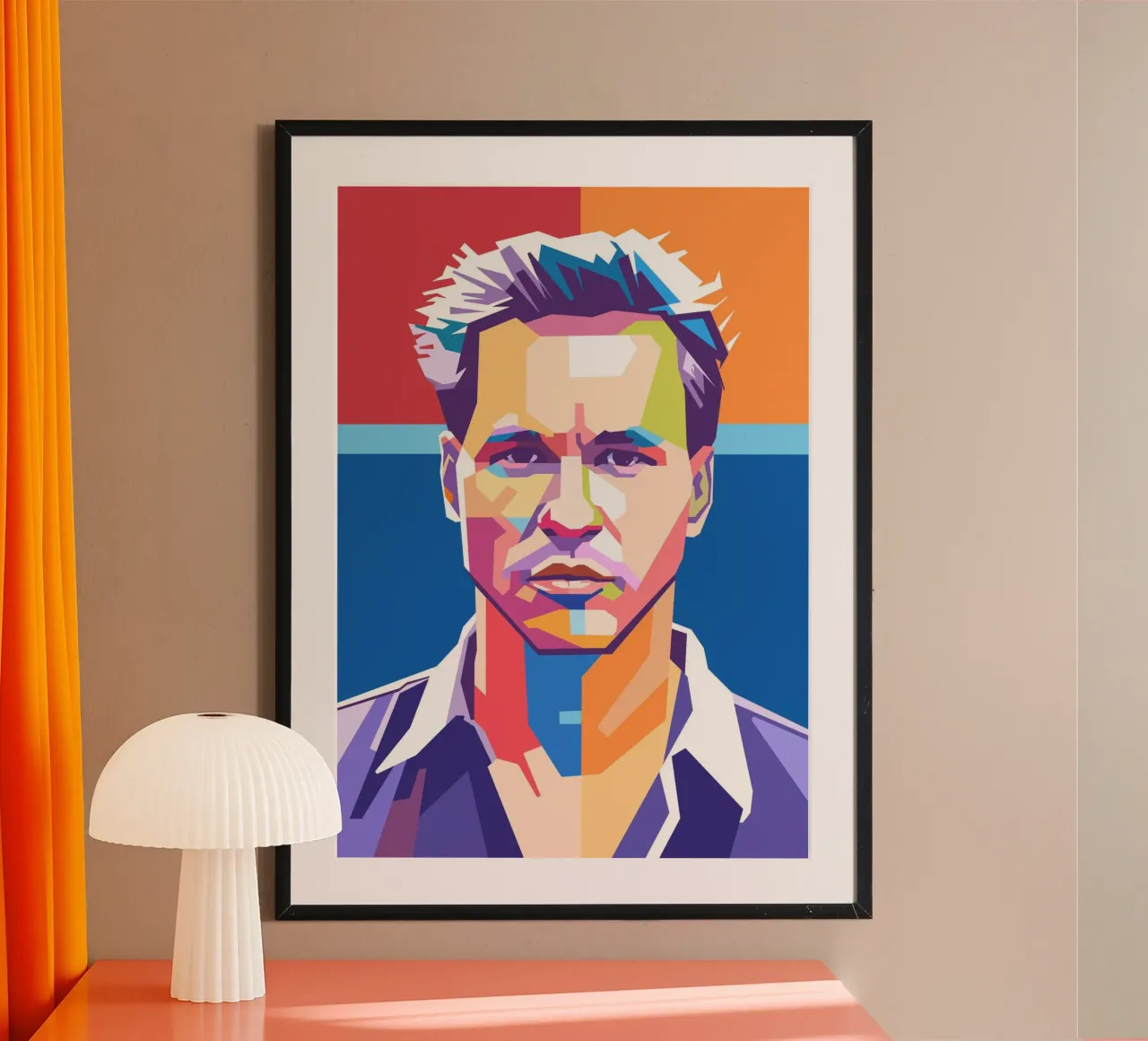 Val Kilmer pop art portrait hahnemühle by Hantamrata