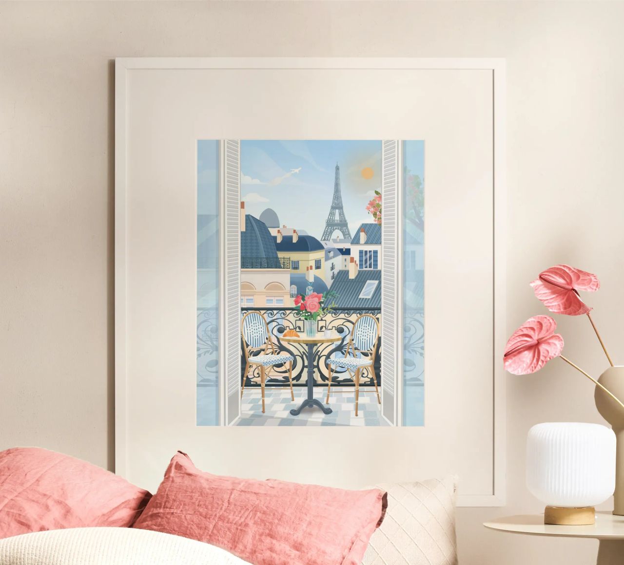 Paris Terrace poster de PetrArts