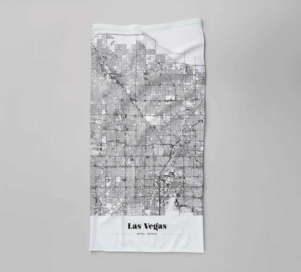 Las Vegas asciugamano da bagno da The Cartography Collection