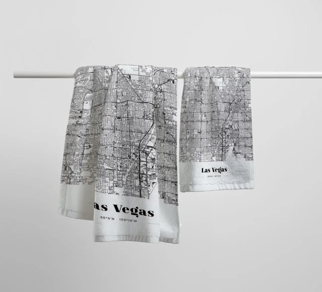 Las Vegas asciugamano da bagno da The Cartography Collection