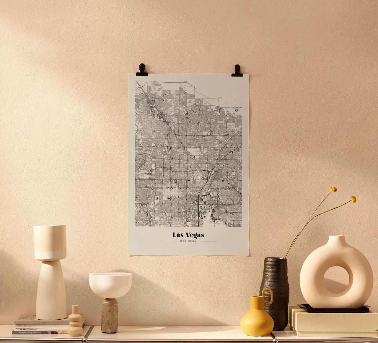 Las Vegas poster da The Cartography Collection