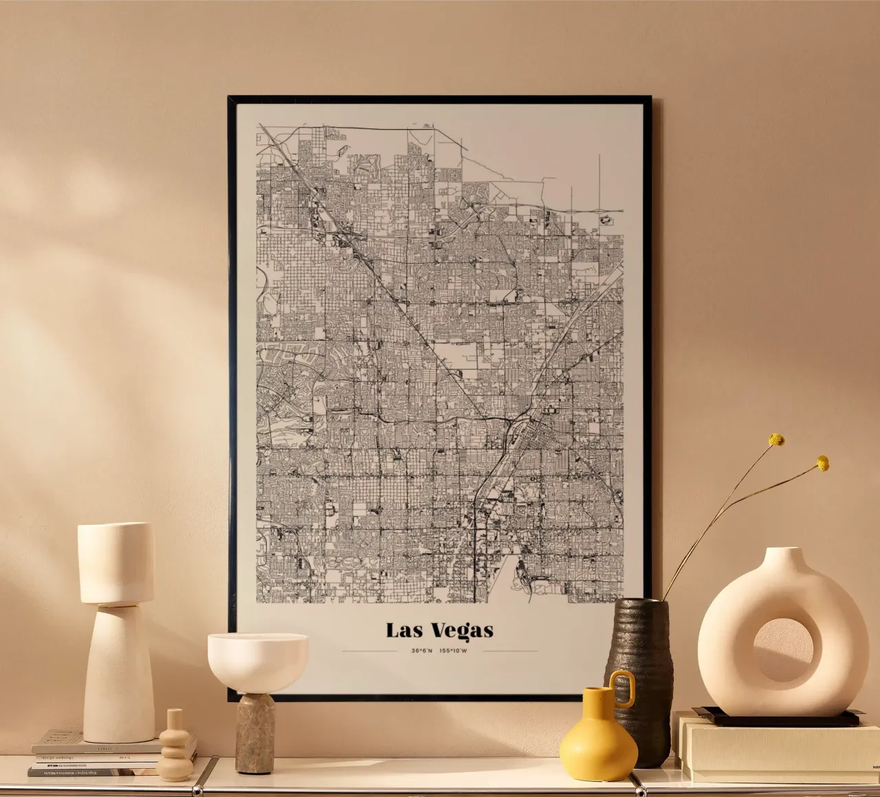 Las Vegas poster da The Cartography Collection