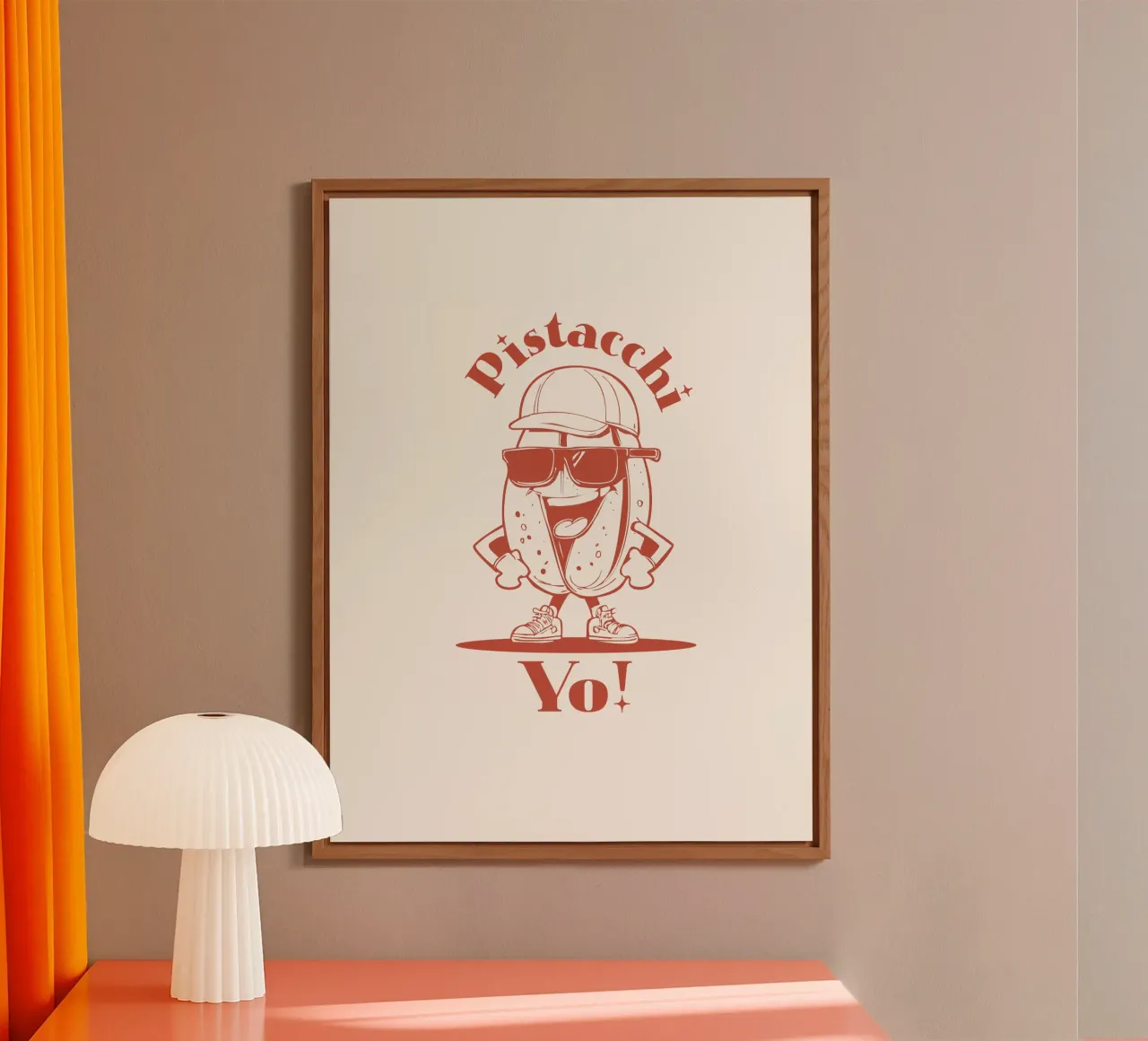 Pistacchi Yo! Alu-Dibond von Studio OMGD