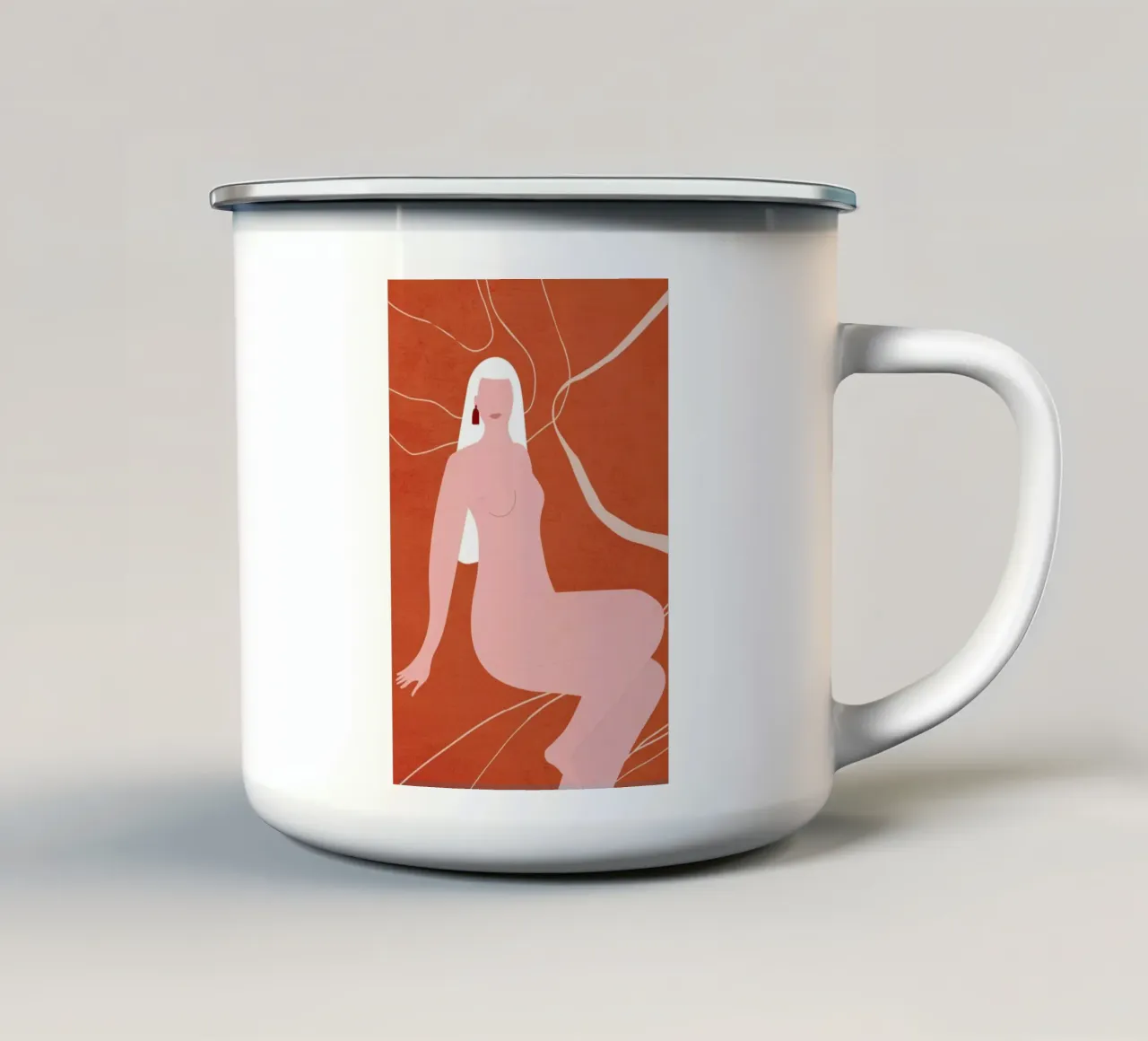Poised tazza in smalto da Pure