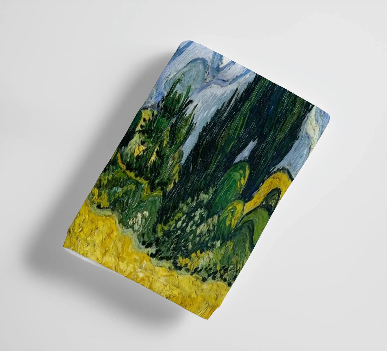 Vincent Van Gogh's Wheat Field with Cypresses (1889). serviette de bain de Venus Art