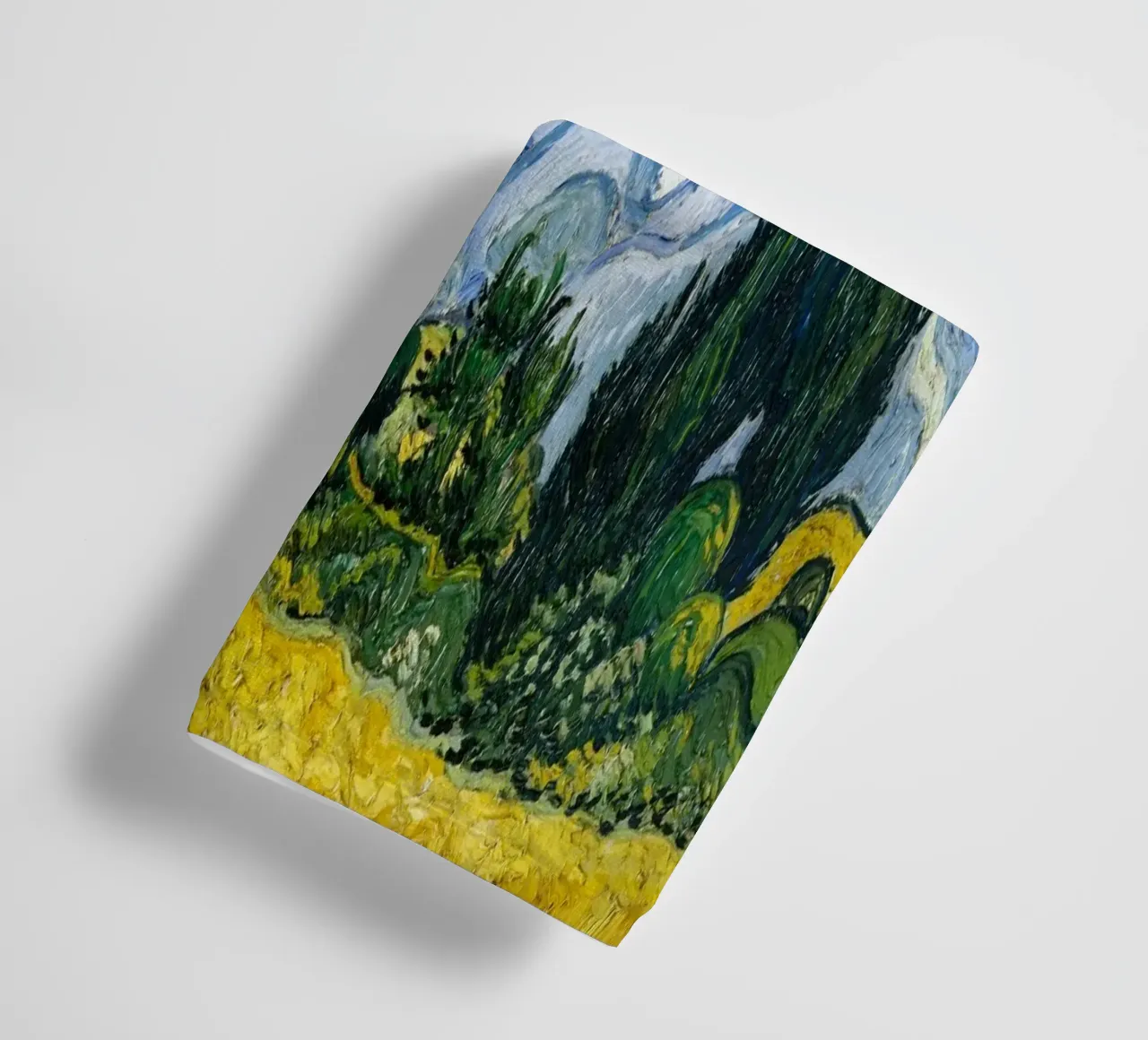 Vincent Van Gogh's Wheat Field with Cypresses (1889). toalla de baño de Venus Art