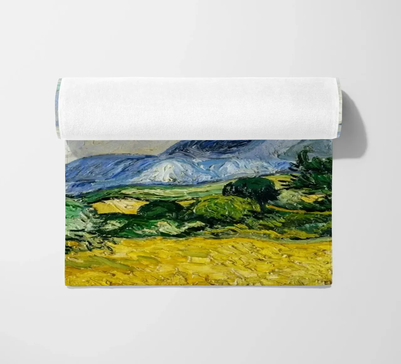 Vincent Van Gogh's Wheat Field with Cypresses (1889). telo mare da Venus Art