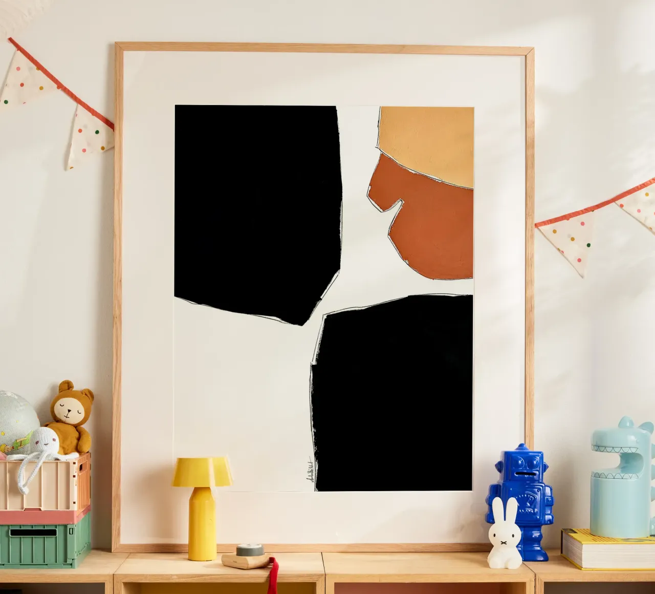 abstract happy color fields no2 hahnemühle by Andrea Reichhart Art