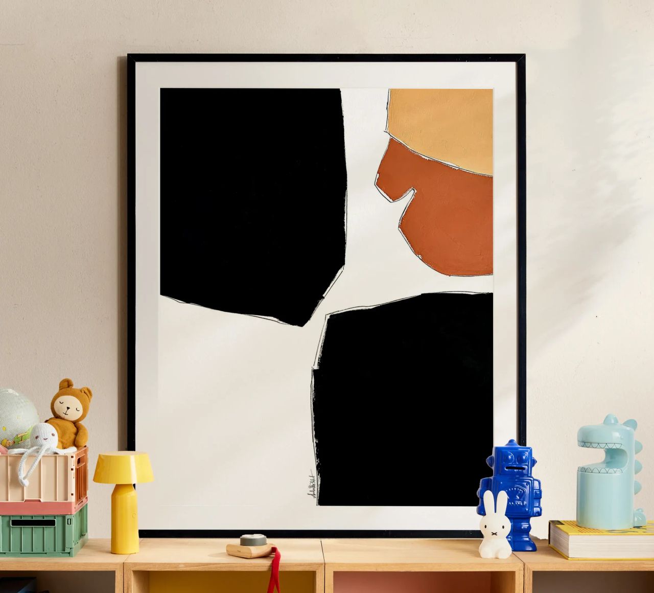 abstract happy color fields no2 carta hahnemühle da Andrea Reichhart Art