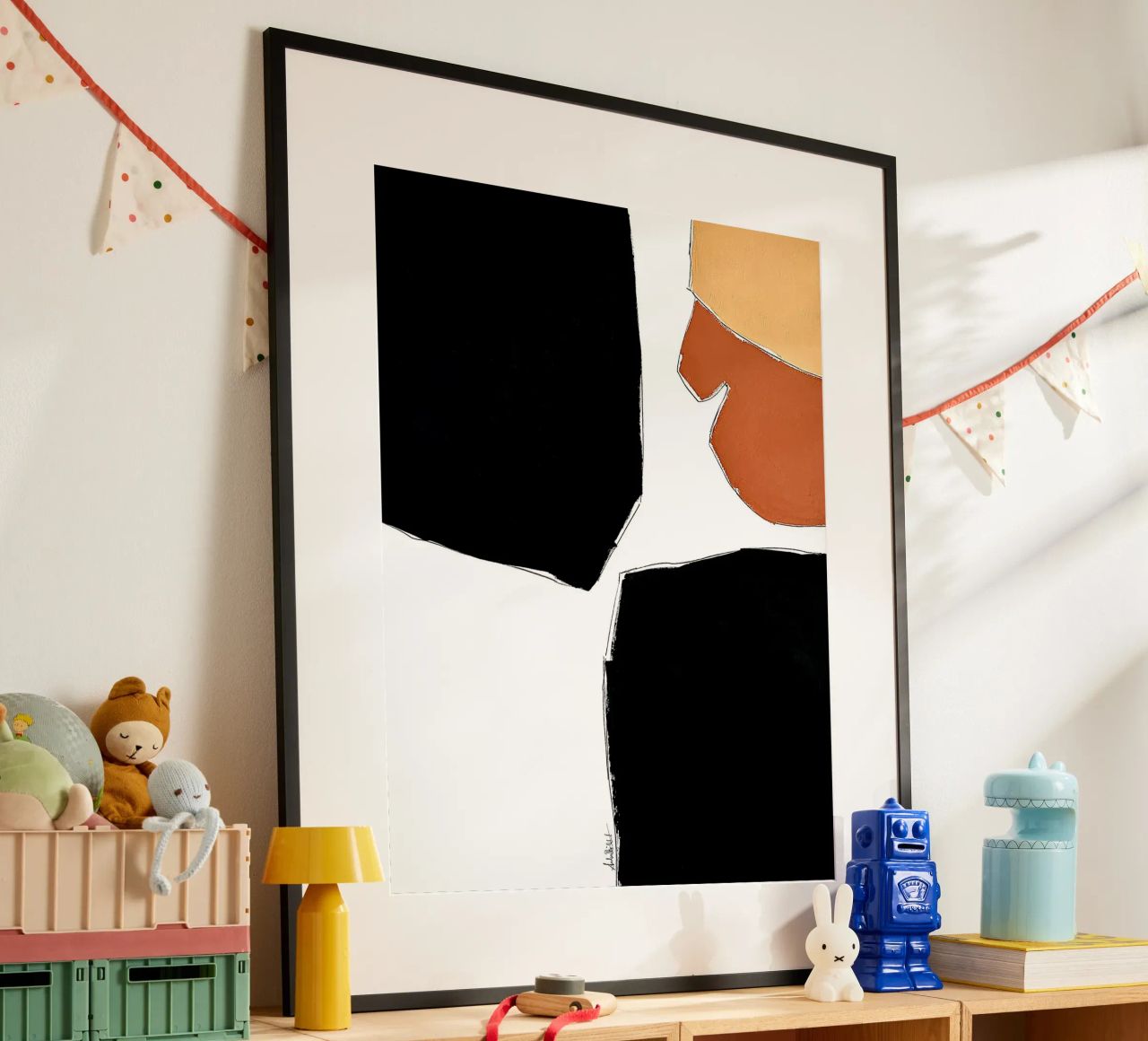 abstract happy color fields no2 carta hahnemühle da Andrea Reichhart Art