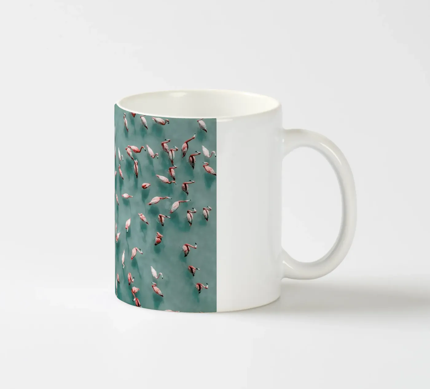 Flamingo ceramic mug by ROBERTO H