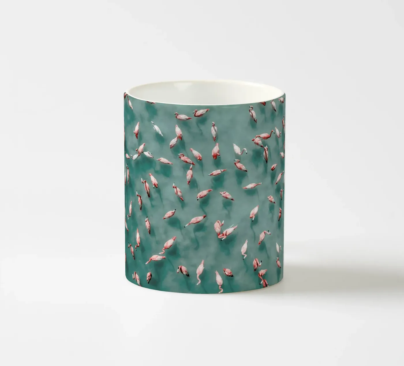 Flamingo ceramic mug by ROBERTO H