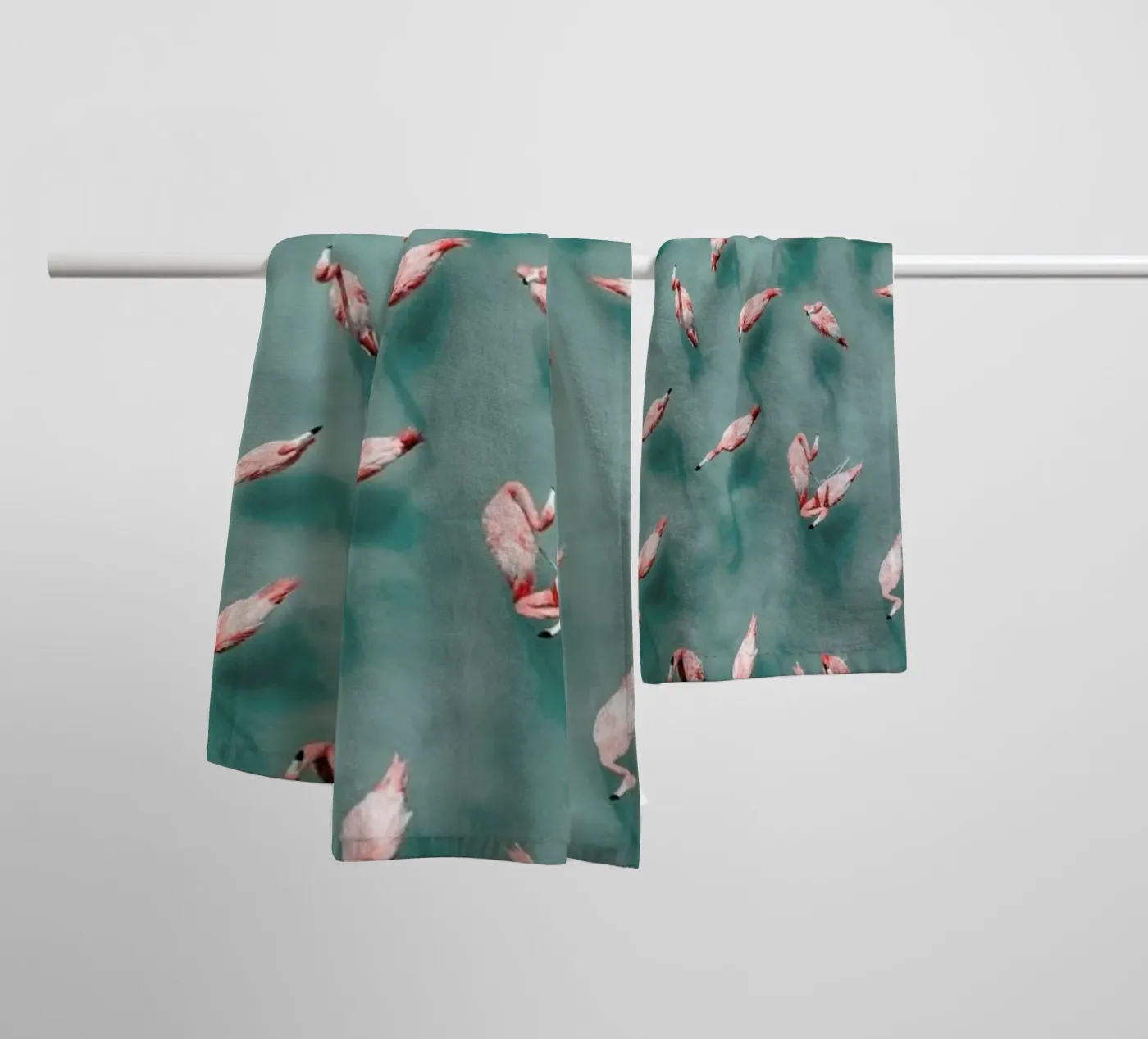 Flamingo badhanddoek van ROBERTO H