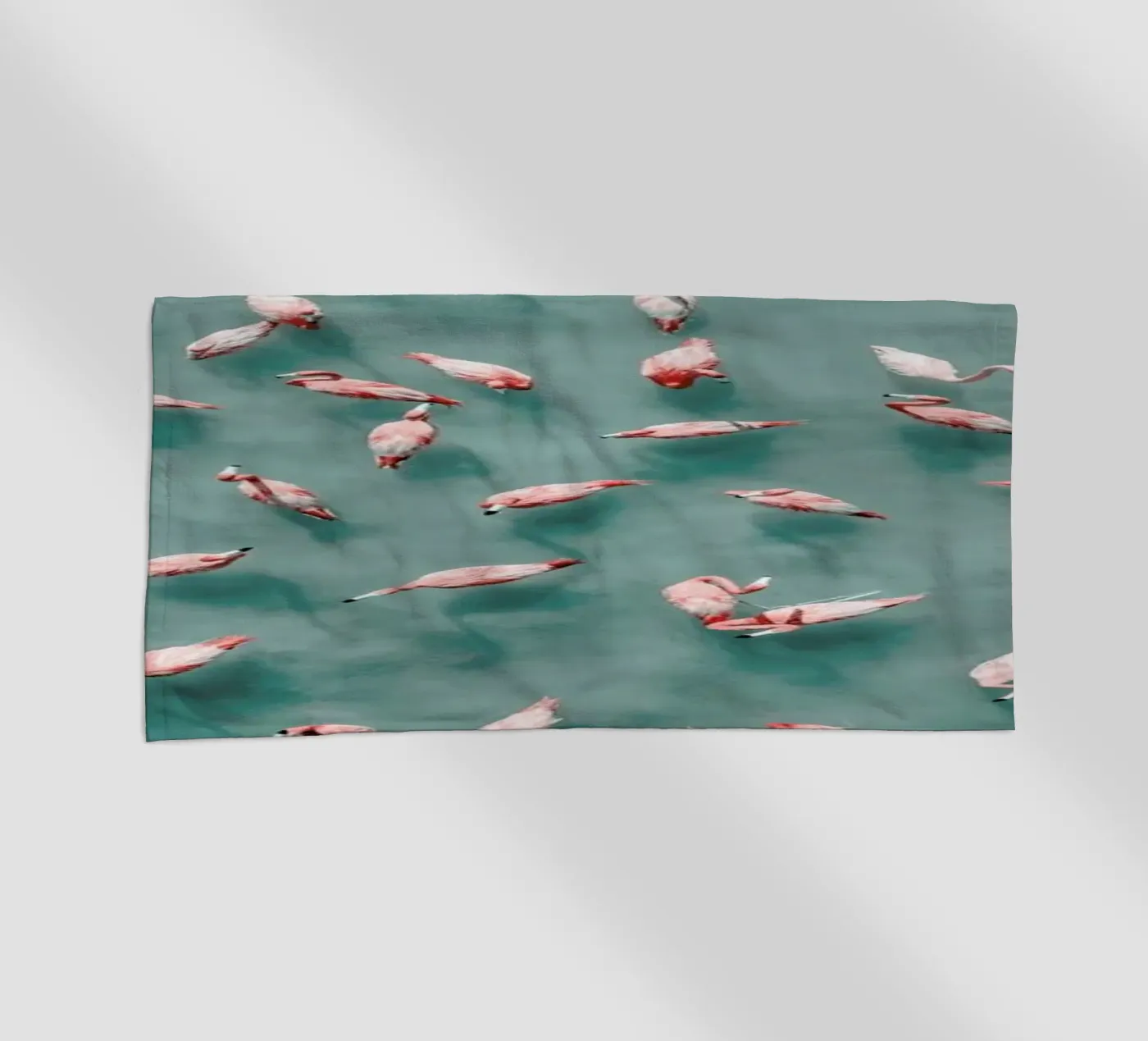Flamingo beach towel by ROBERTO H