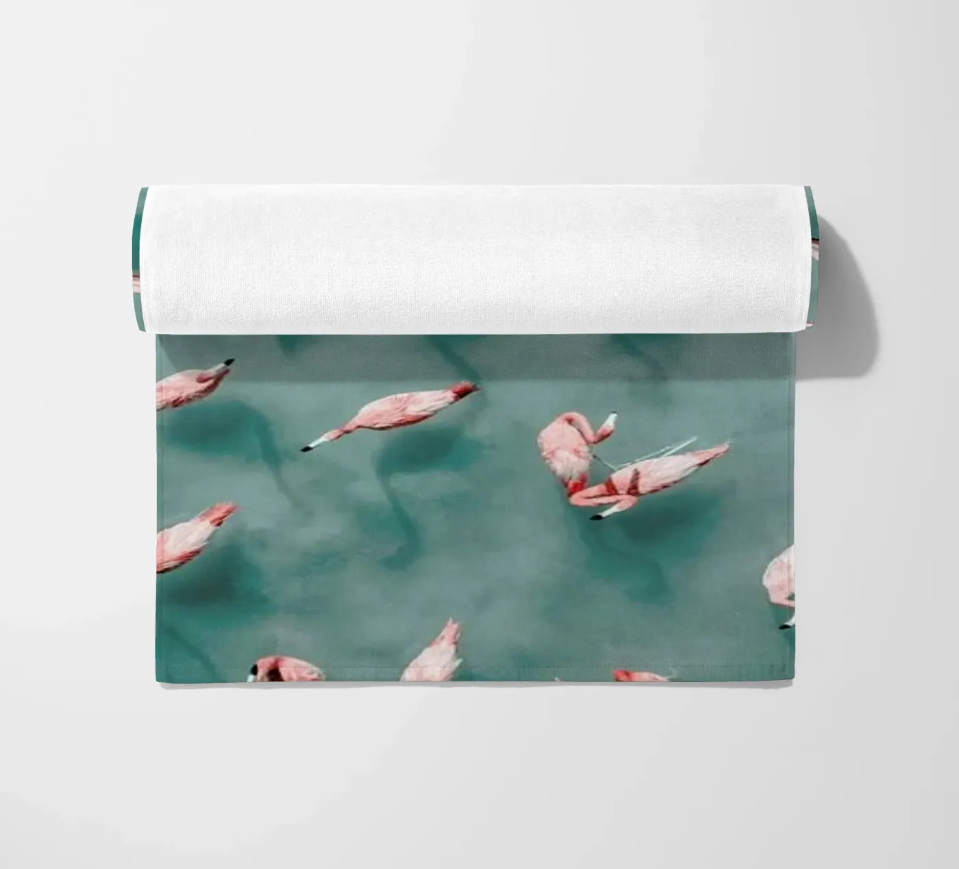 Flamingo beach towel by ROBERTO H