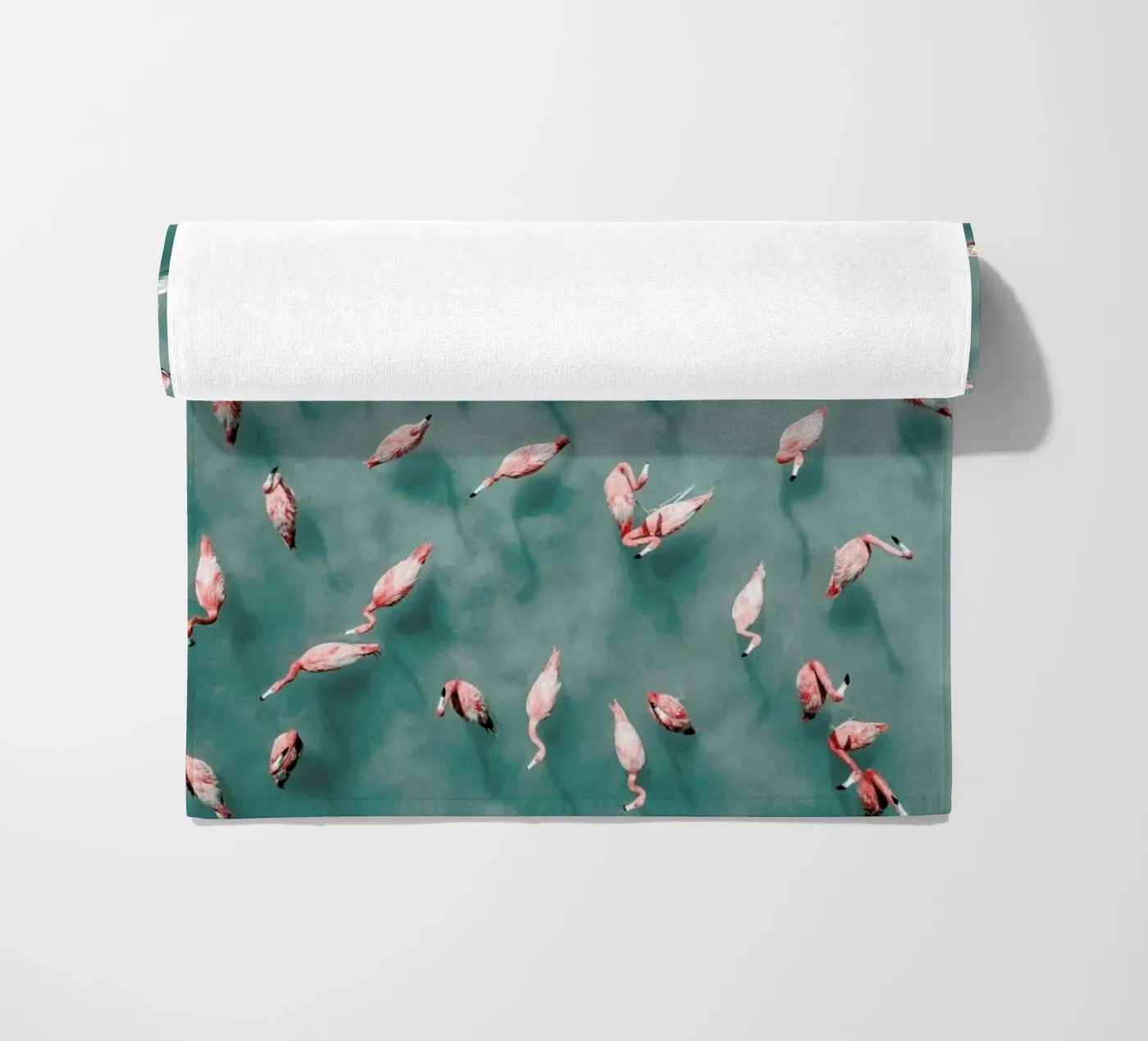 Flamingo beach towel by ROBERTO H