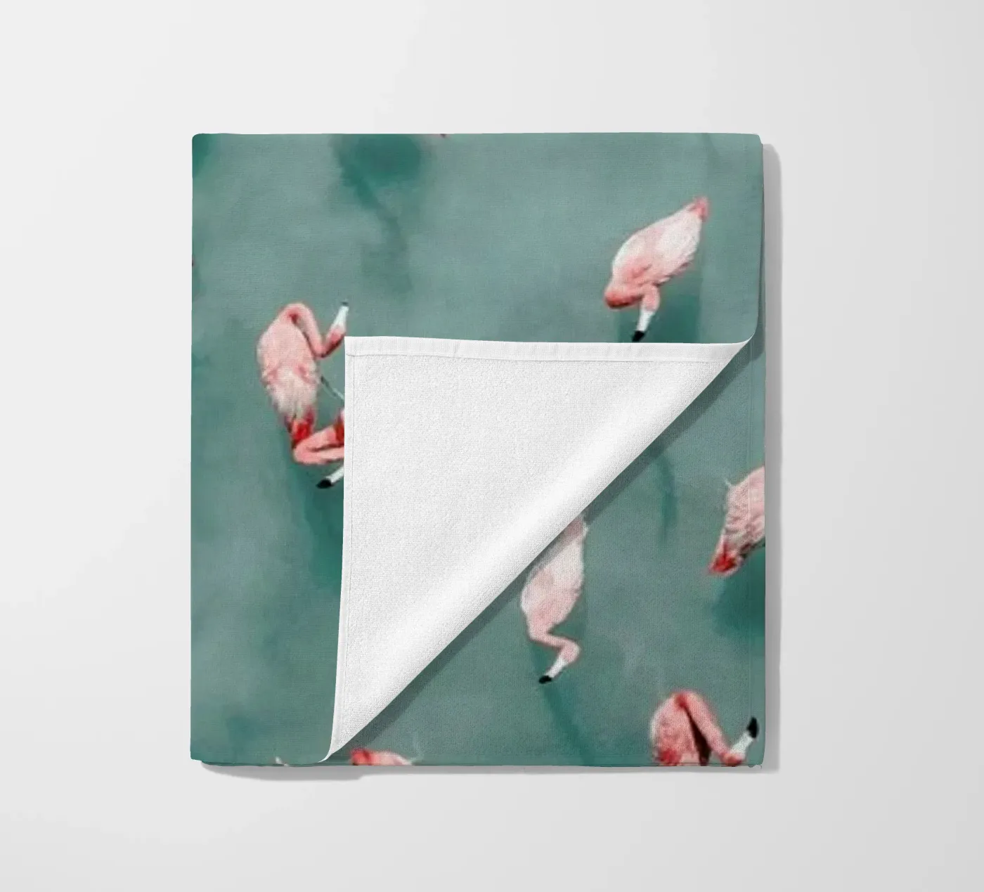 Flamingo beach towel by ROBERTO H