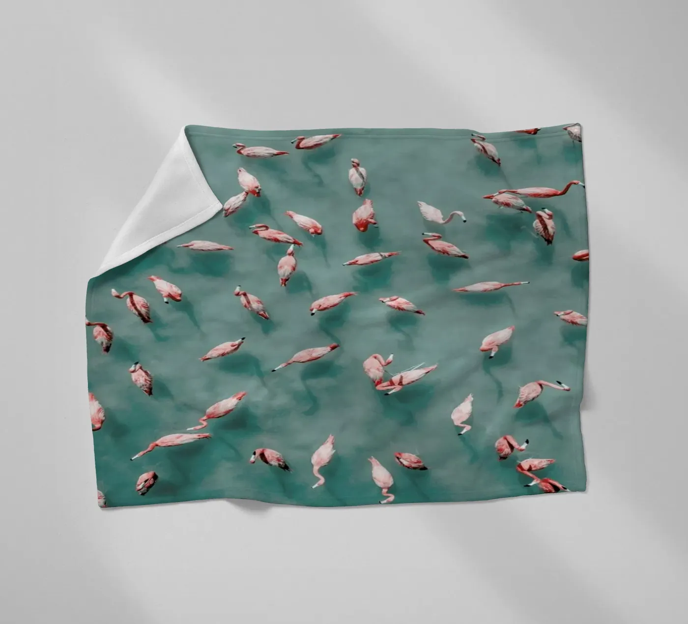 Flamingo Fleecedecke von ROBERTO H