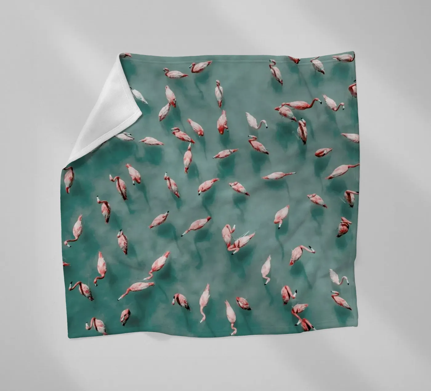 Flamingo Fleecedecke von ROBERTO H