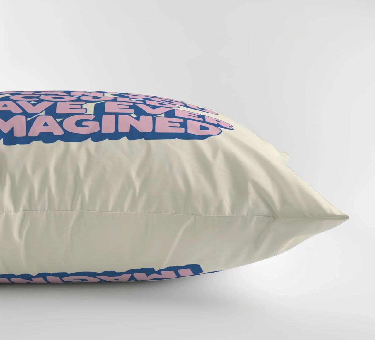 What If It All Turns Out Much Better Uplifting Typography decorative cushion by THE MOTIVATED TYPE