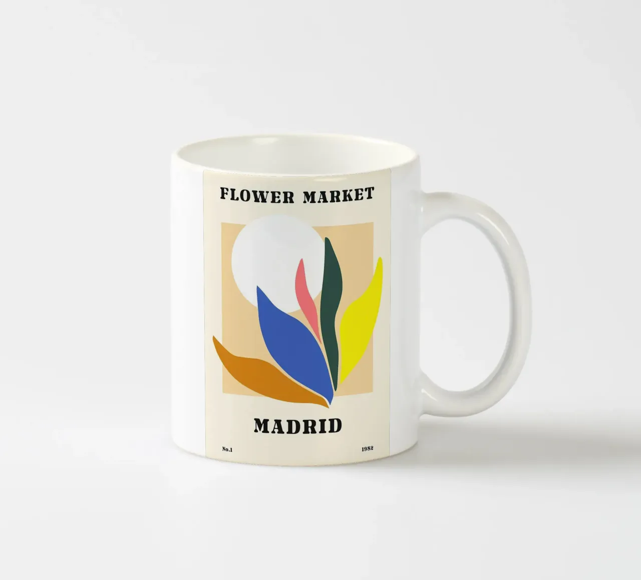 Mercato dei fiori di Madrid tazza in ceramica da diedrich