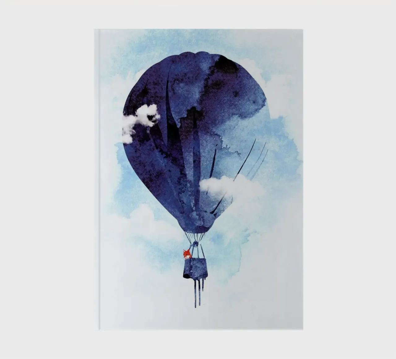 Bye Bye Balloon notebook by Róbert Farkas