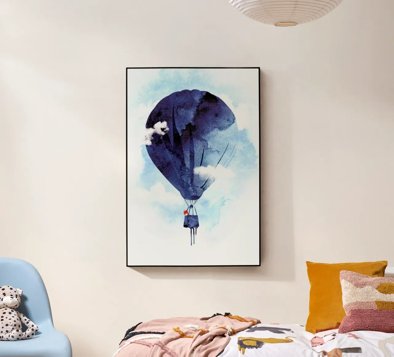 Bye Bye Balloon acryl van Róbert Farkas