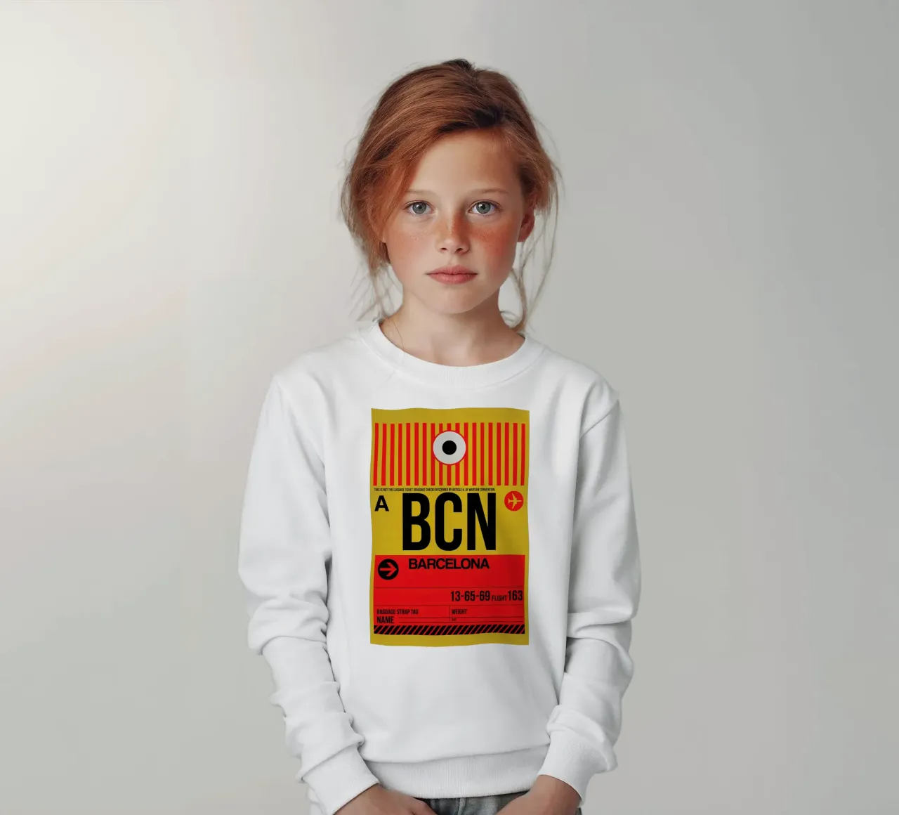 BCN-Barcelona felpa bambino da Naxart