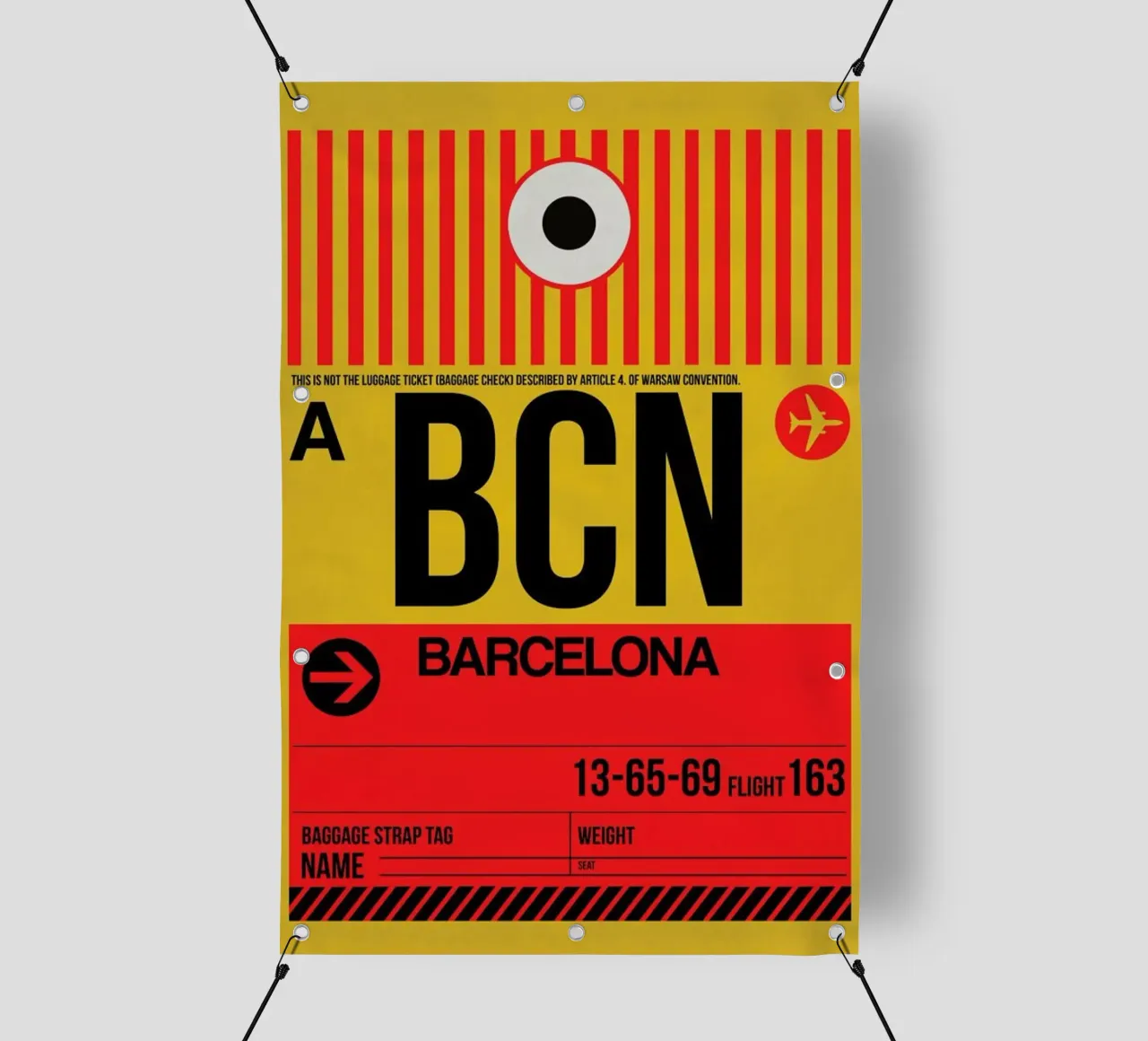 BCN-Barcelona telo in pvc da Naxart
