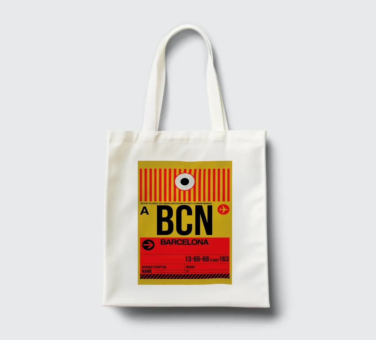 BCN-Barcelona borsa in juta da Naxart