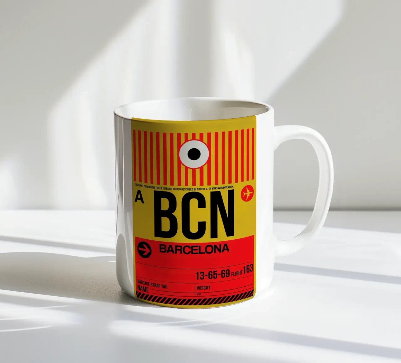 BCN-Barcelona tazza in ceramica da Naxart