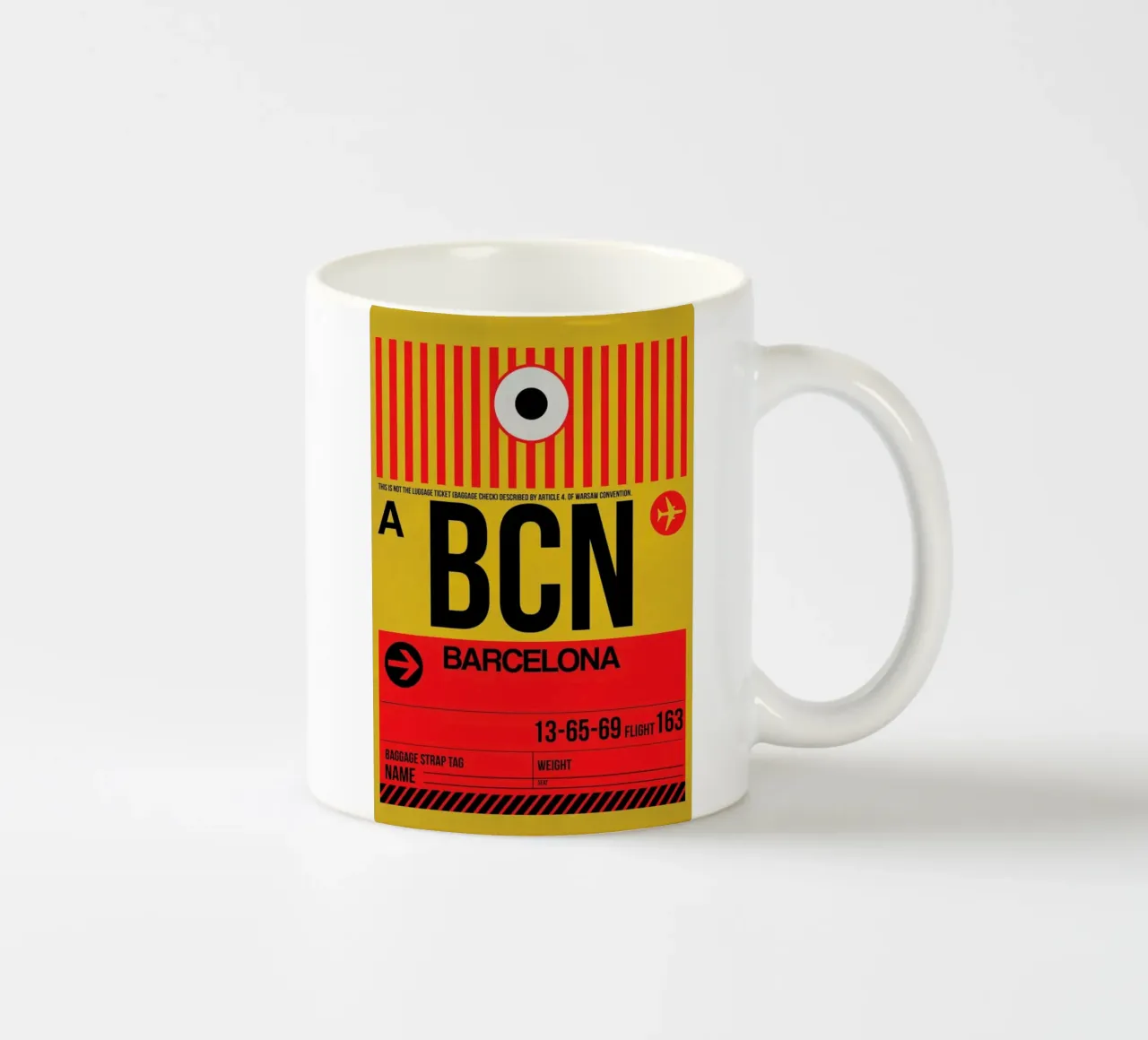 BCN-Barcelona tazza in ceramica da Naxart