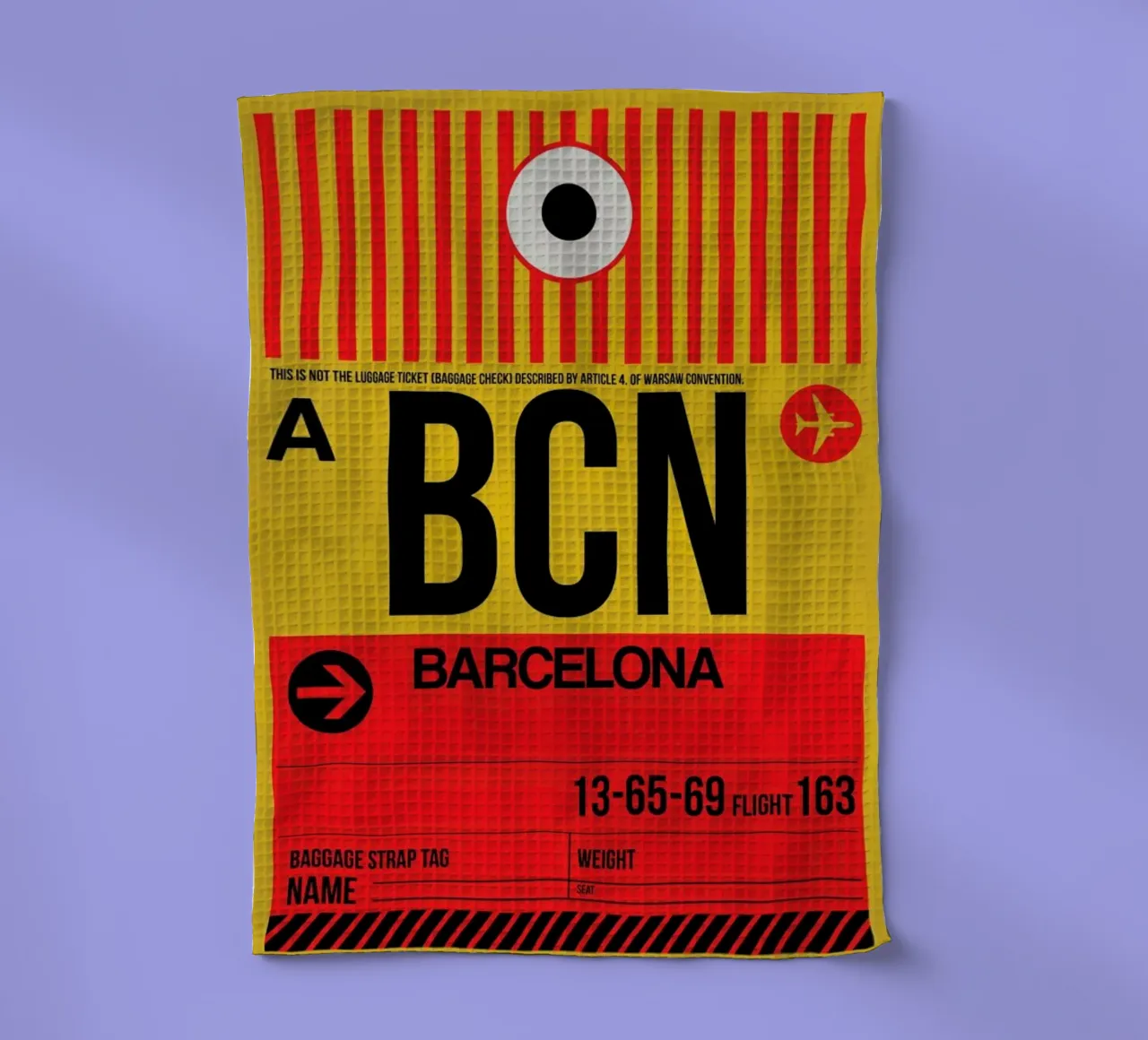 BCN-Barcelona canovaccio da cucina da Naxart