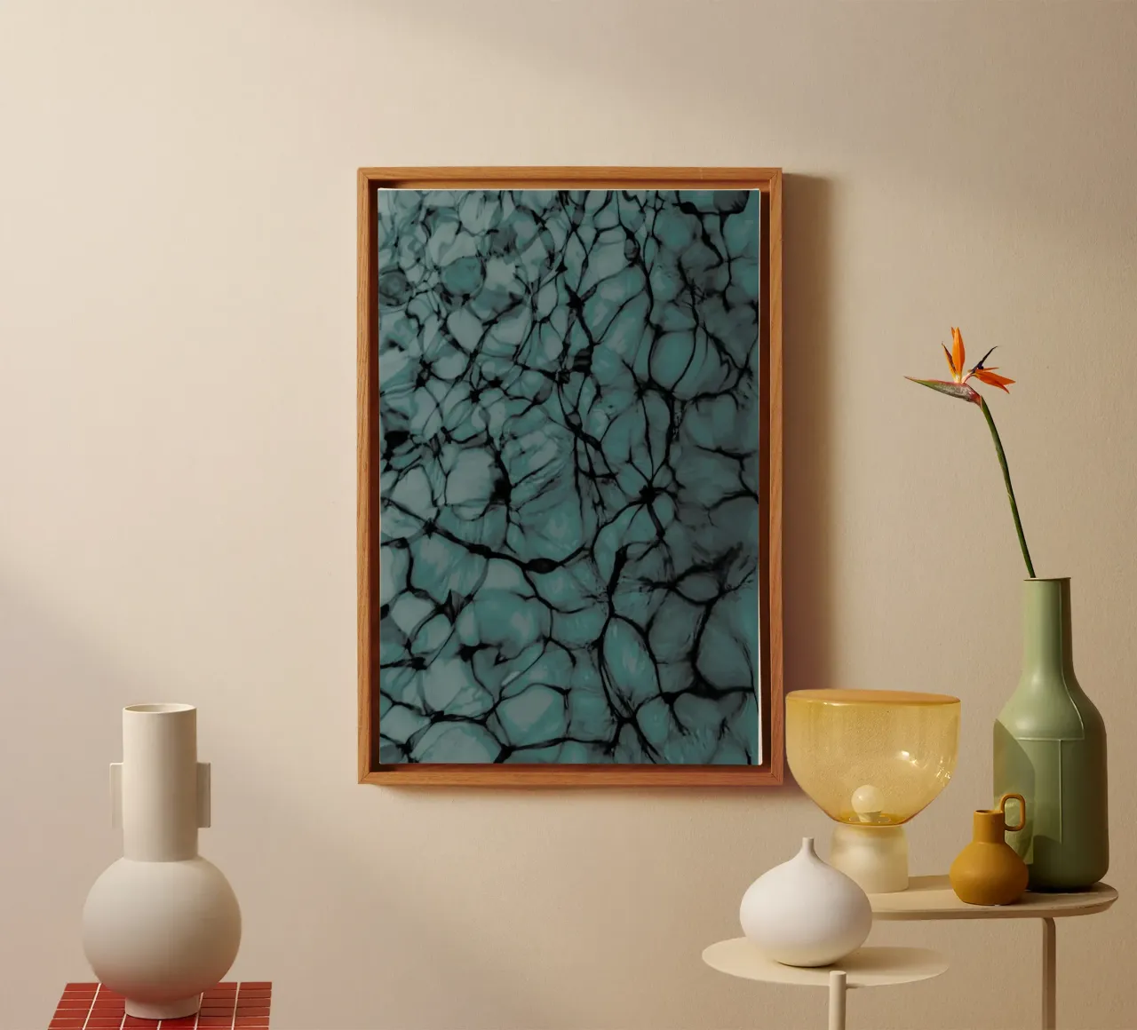 Abstract Life tela con Cornice a cassetta da Studio Nahili