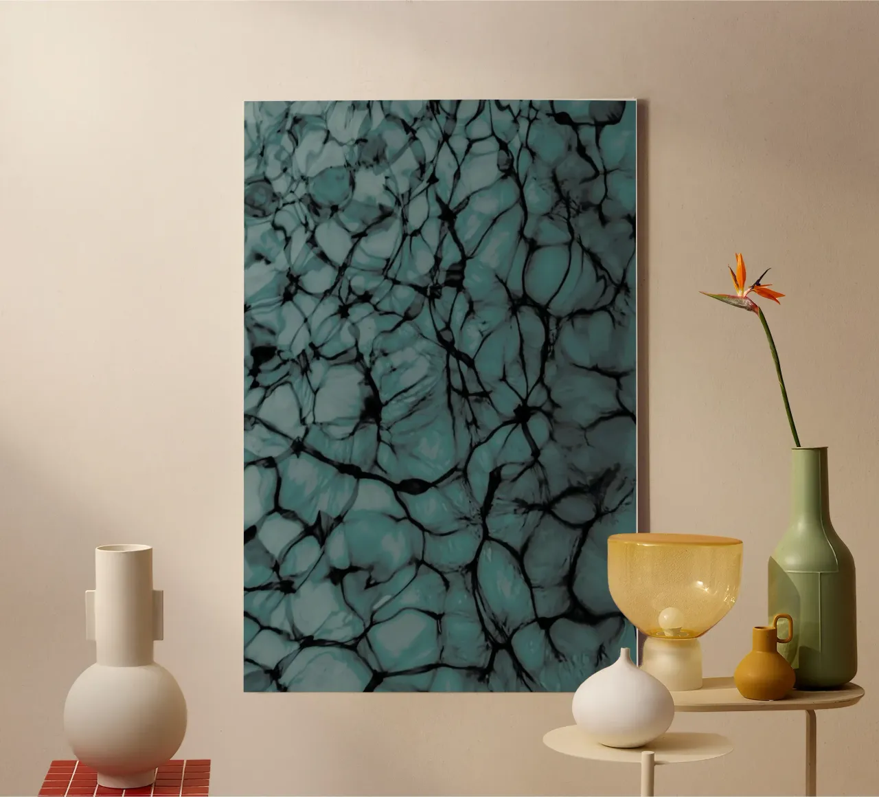 Abstract Life tela con Cornice a cassetta da Studio Nahili