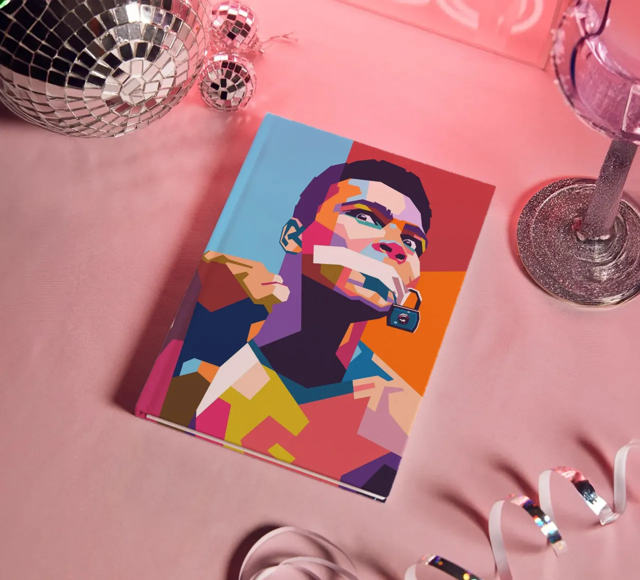 Mohammad Ali boxing legend notebook by Hantamrata