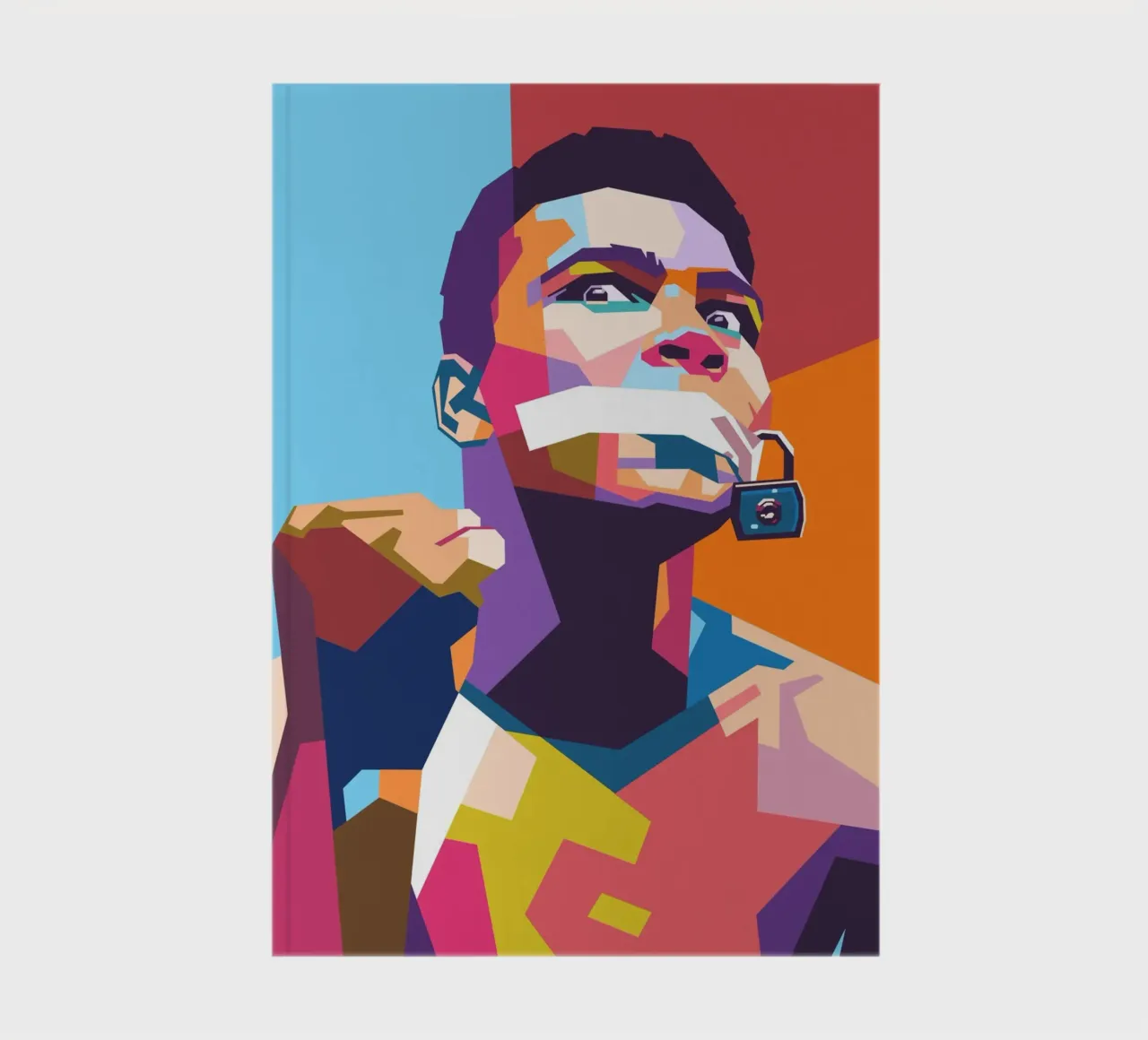 Mohammad Ali boxing legend notebook by Hantamrata