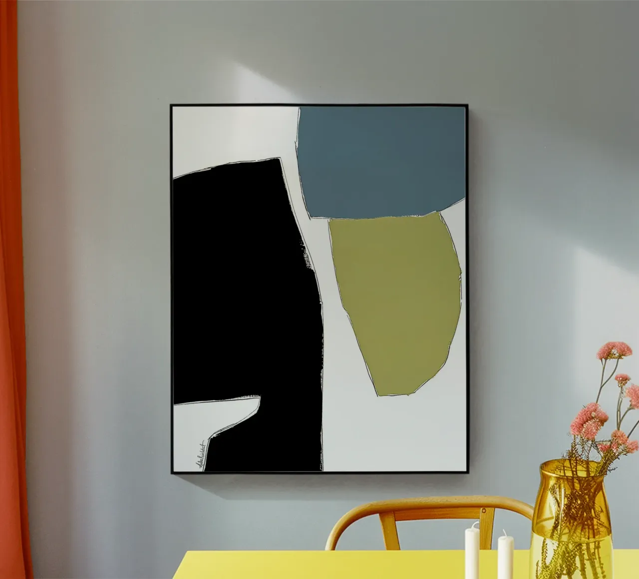 abstract happy color fields no3 plexiglas de Andrea Reichhart Art