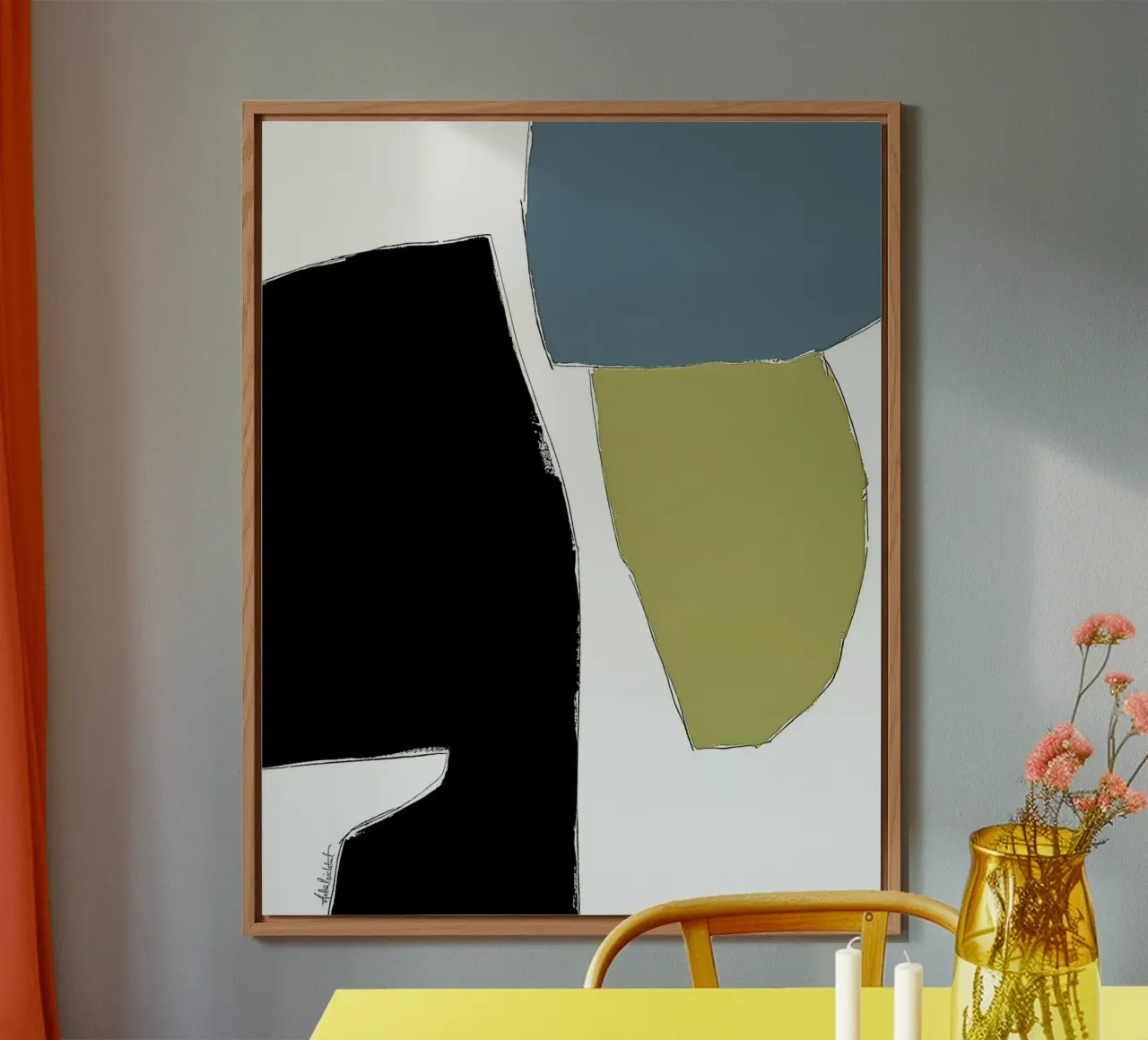 abstract happy color fields no3 alluminio dibond da Andrea Reichhart Art