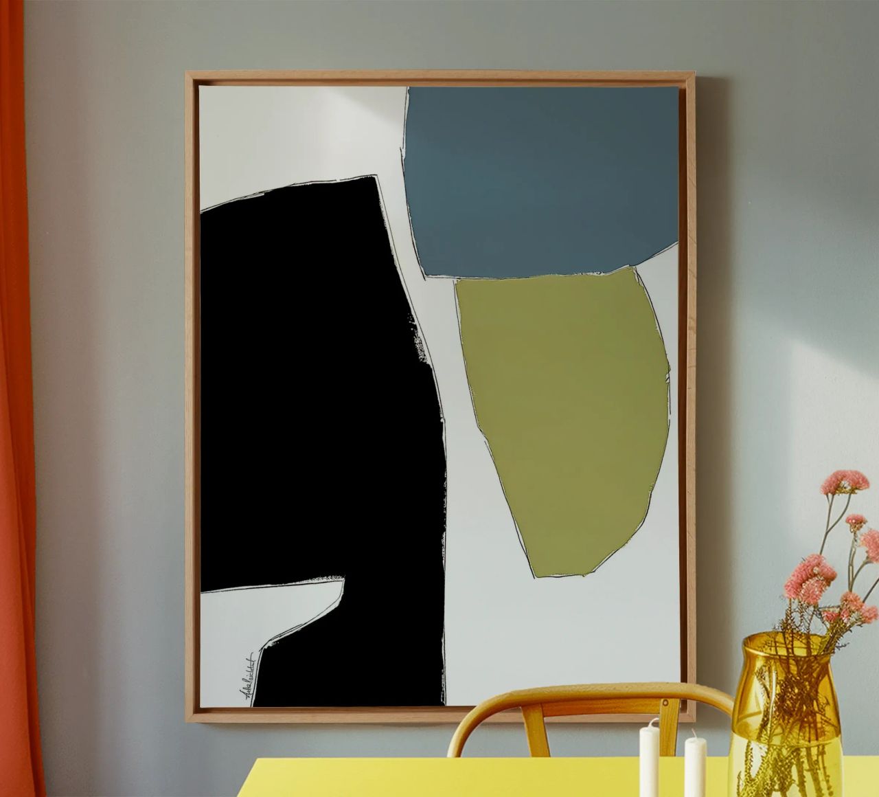 abstract happy color fields no3 canvas by Andrea Reichhart Art