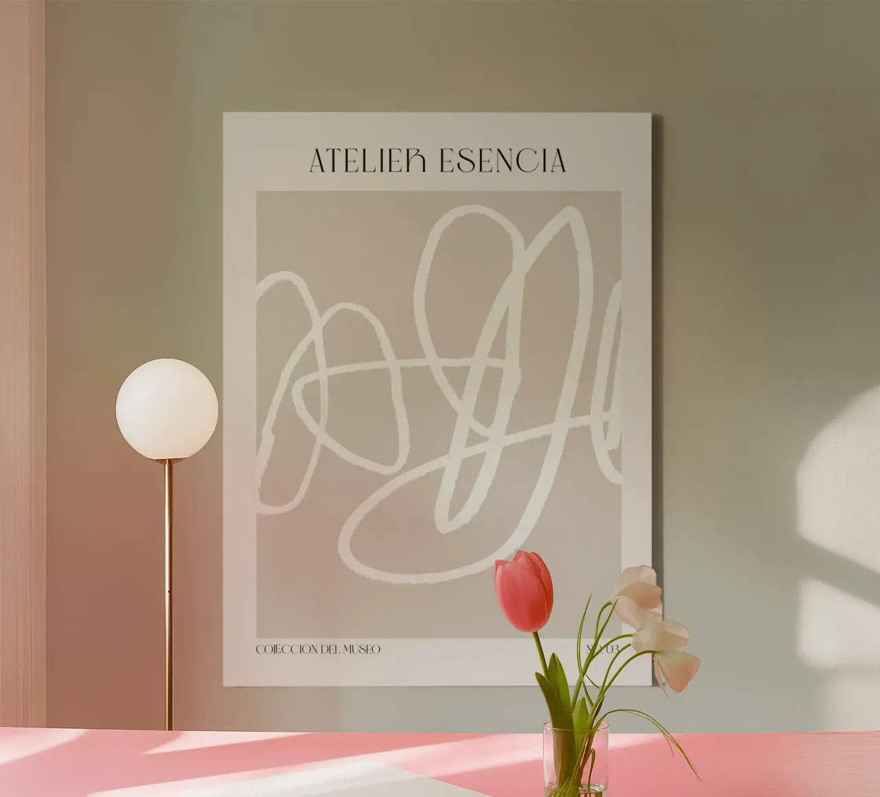 Art Bohemian No 89 tela con Cornice a cassetta da treechild