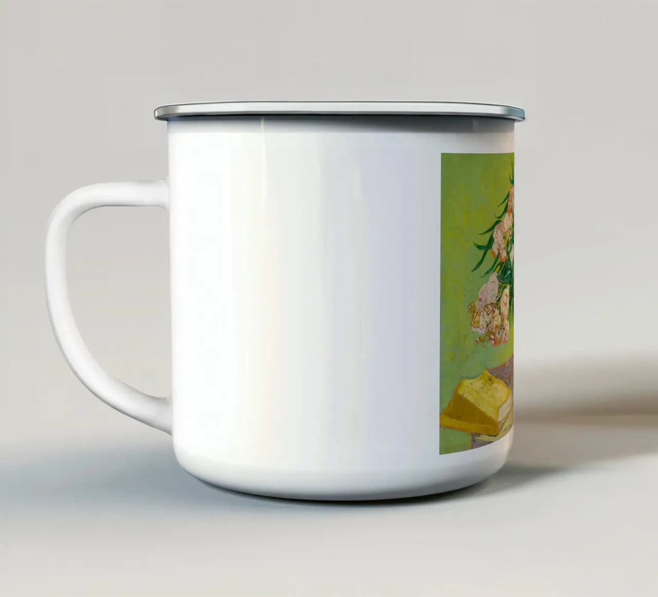 Vincent van Gogh’s Oleanders (1888) tazza in smalto da Venus Art