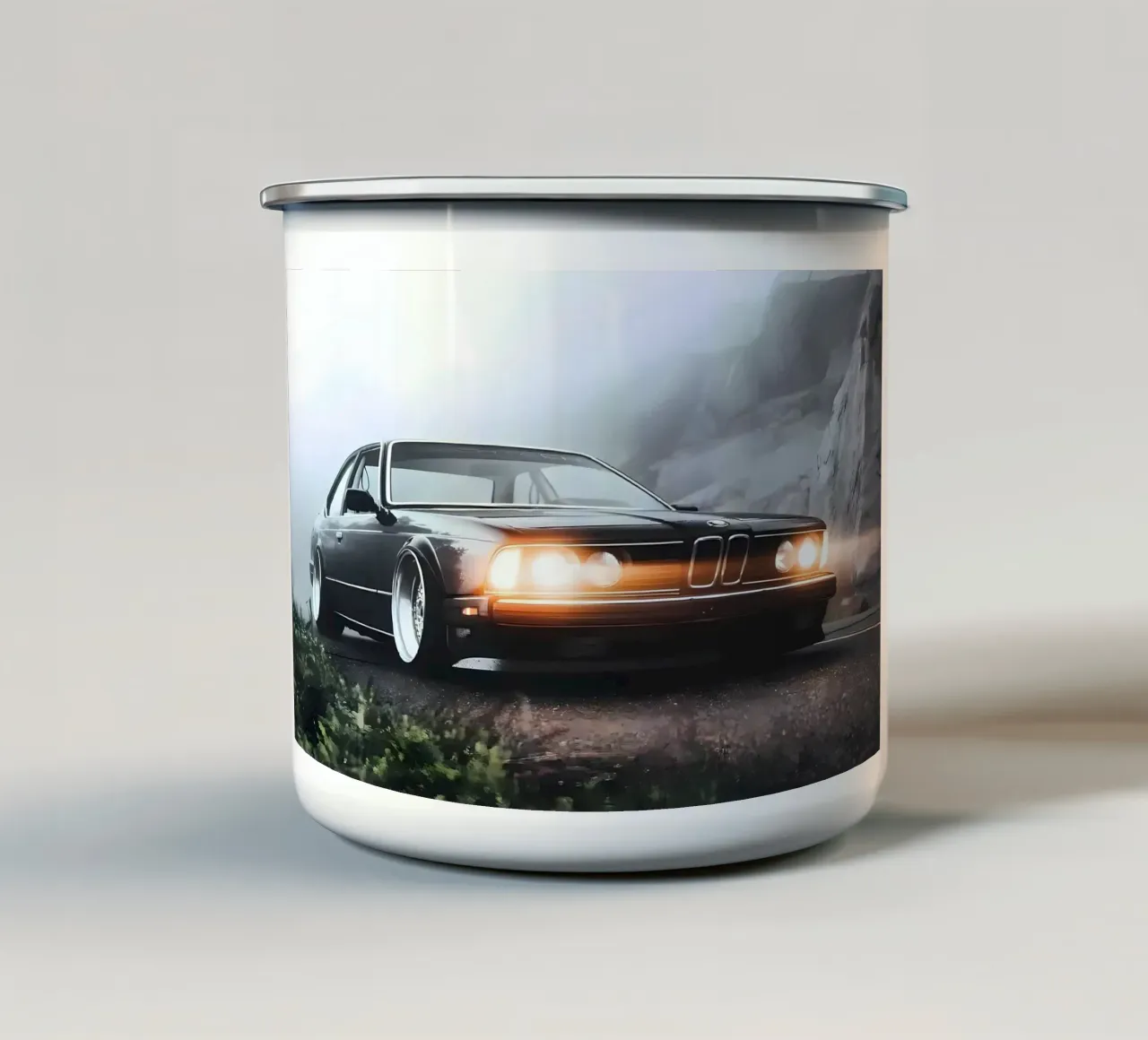 BMW e24 tazza in smalto da diedrich