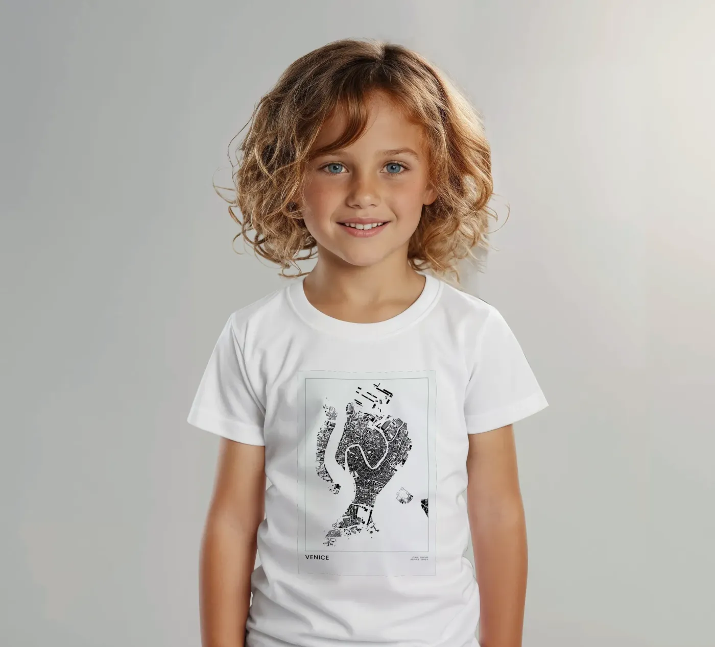 Venice t-shirt bambini da The Cartography Collection