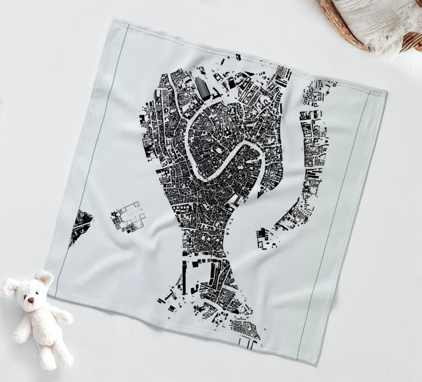 Venice Fleecedecke von The Cartography Collection