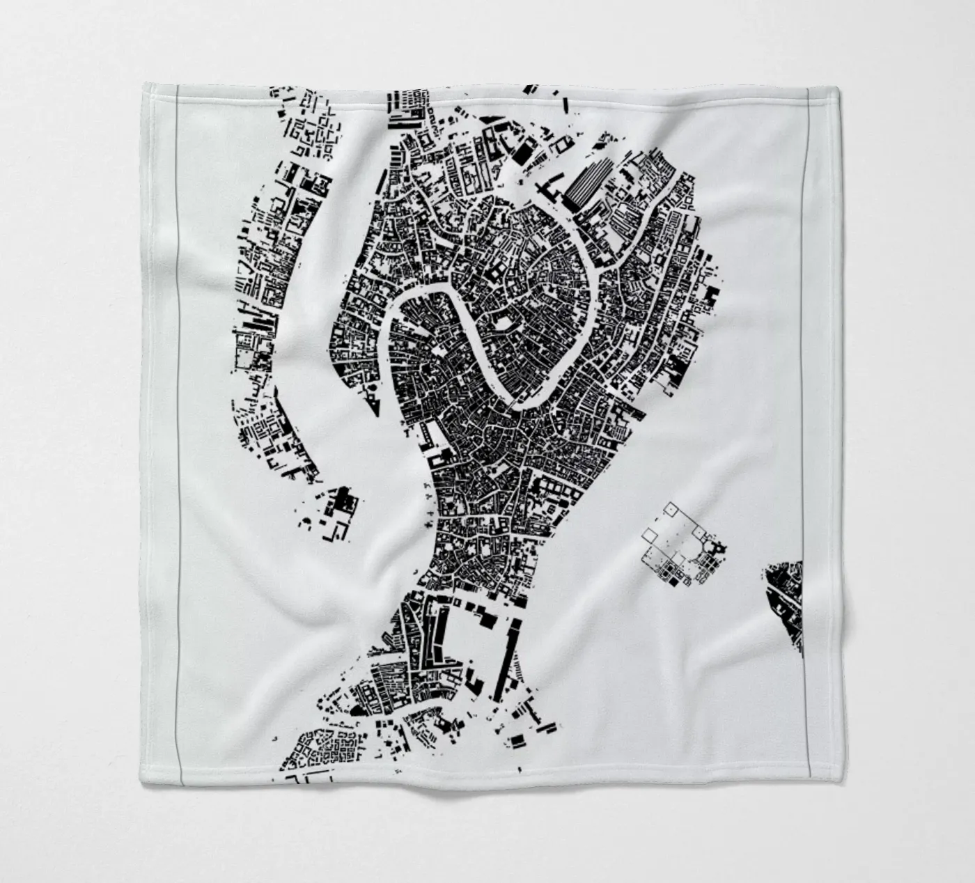 Venice Fleecedecke von The Cartography Collection